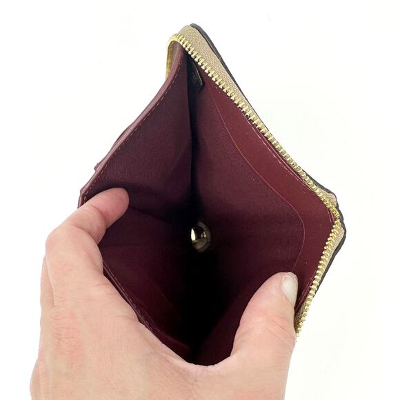 Coach Medium Id Zip Wallet in Taupe Leather C4124 - Picture 5 of 6